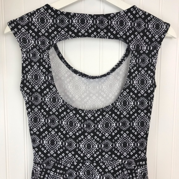 Rebel Sugar Fit & Flare Dress, Aztec, Cut Out Back - Picture 8 of 8